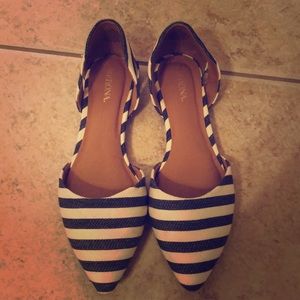 Striped flats